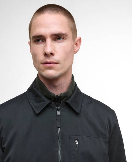 Coil Overshirt Black