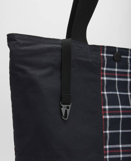 Transport Patchwork Tote Bag Navy