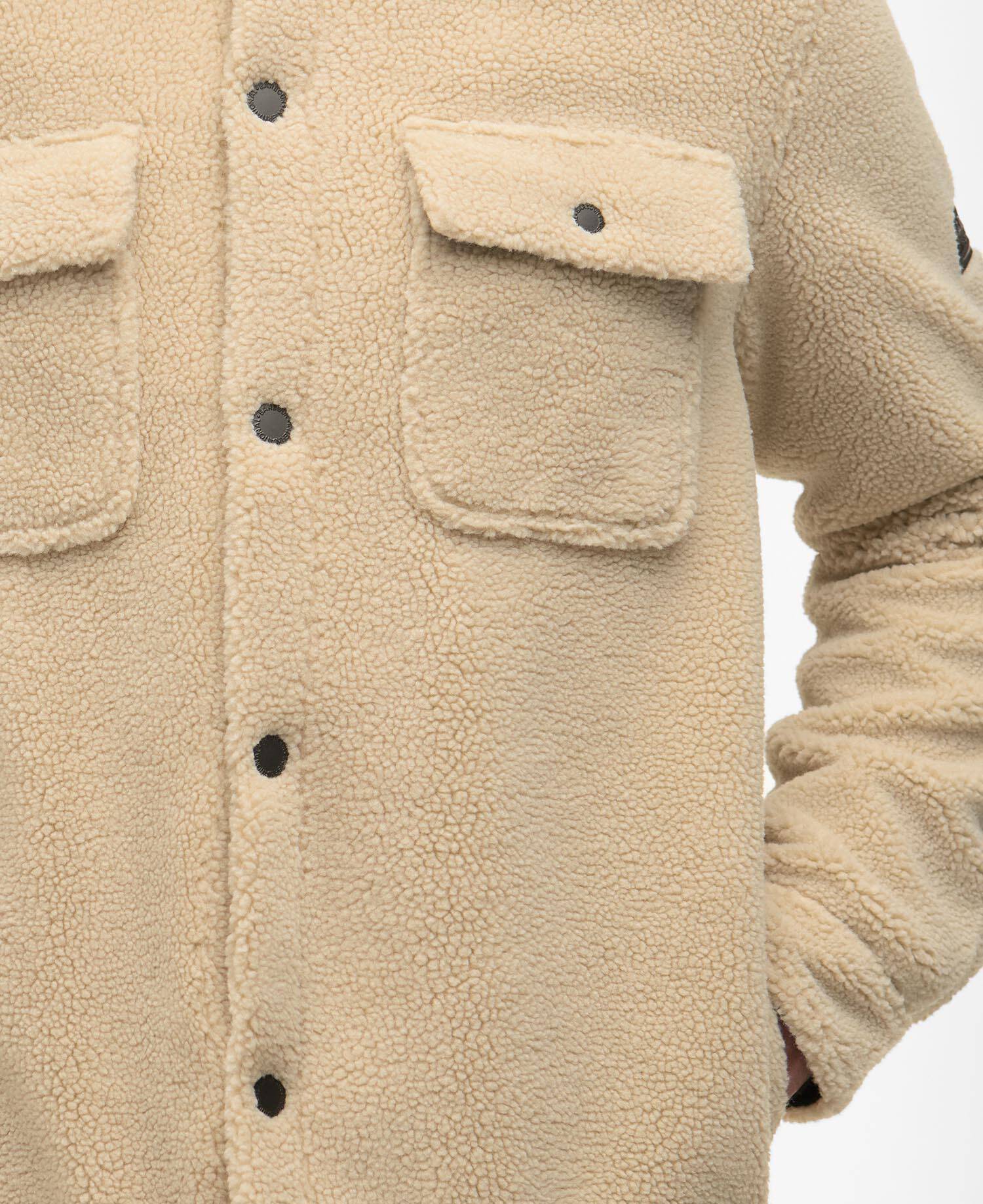 Trident Borg Fleece Overshirt Mist image number 4