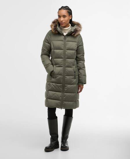 Rosoman Quilted Jacket Dusty Green