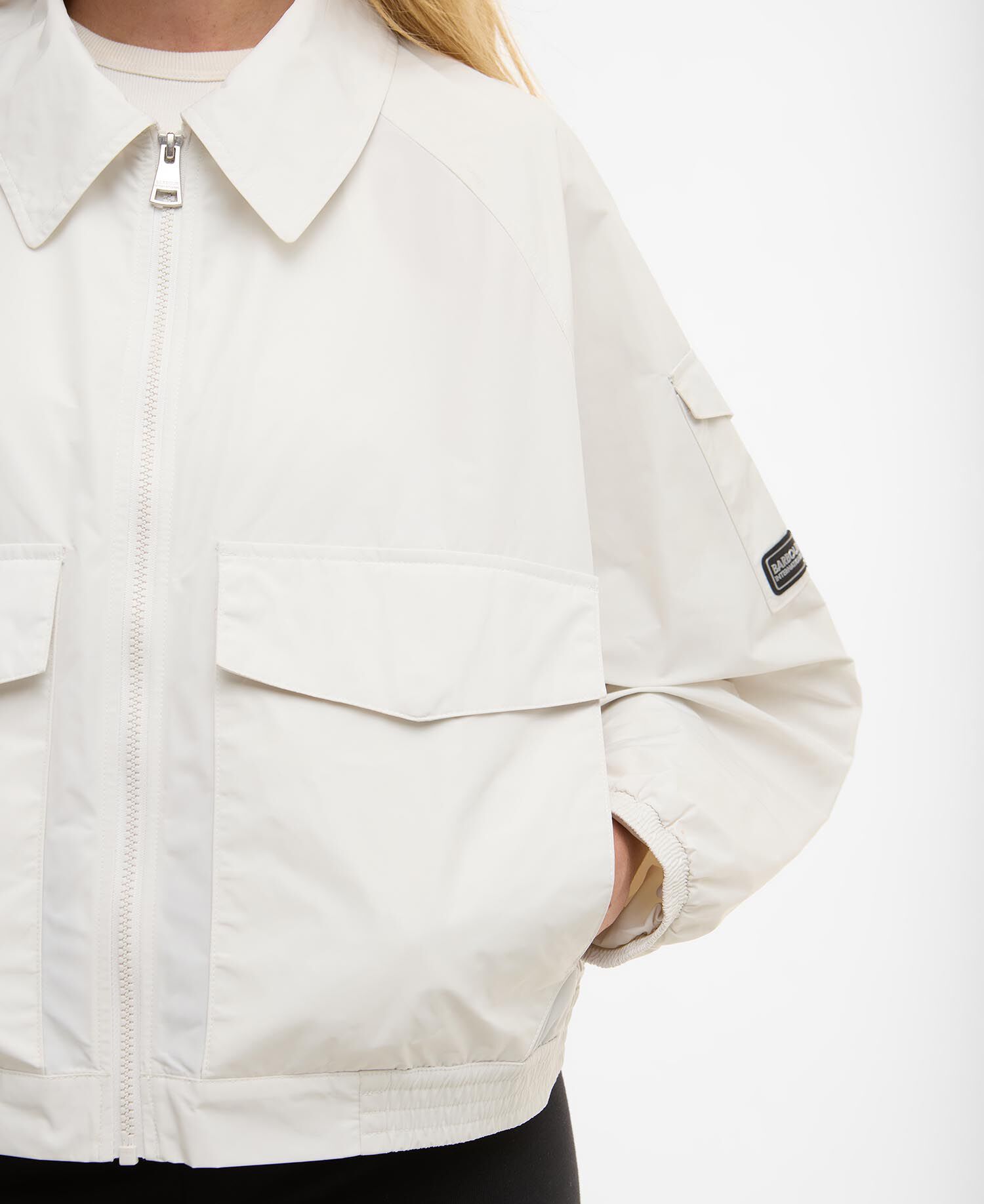 Liya Showerproof Jacket Vaporous Grey