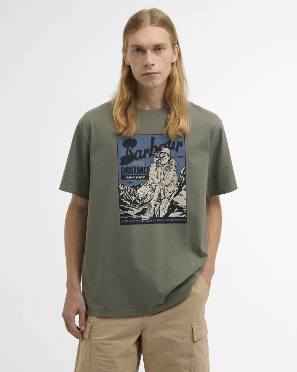 T-shirt oversize con stampa Conditions