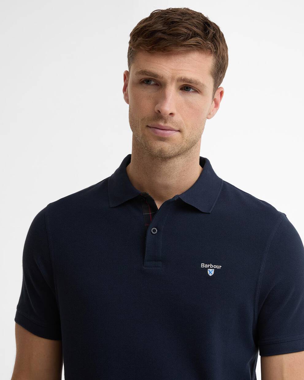Tartan Pique Polo Shirt