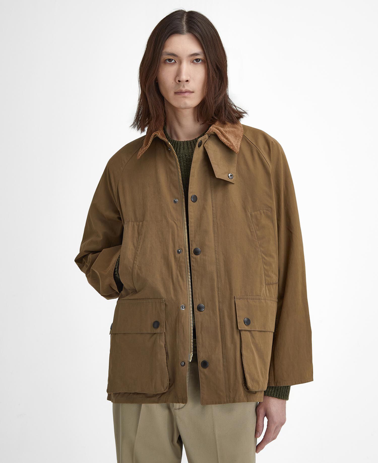 Barbour BEDALE BROWN めーさー様 Buy Peached Oversized Bedale Casual Jacket for N/A 0.0 | BARBOUR_ROW