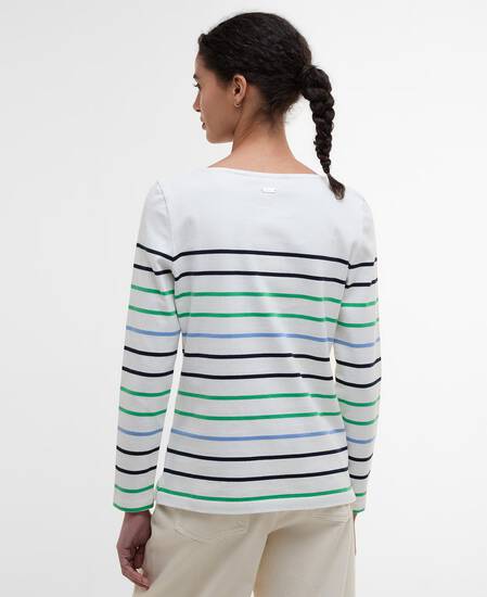 Hawkins Striped Long-Sleeved T-Shirt Cloud Stripe
