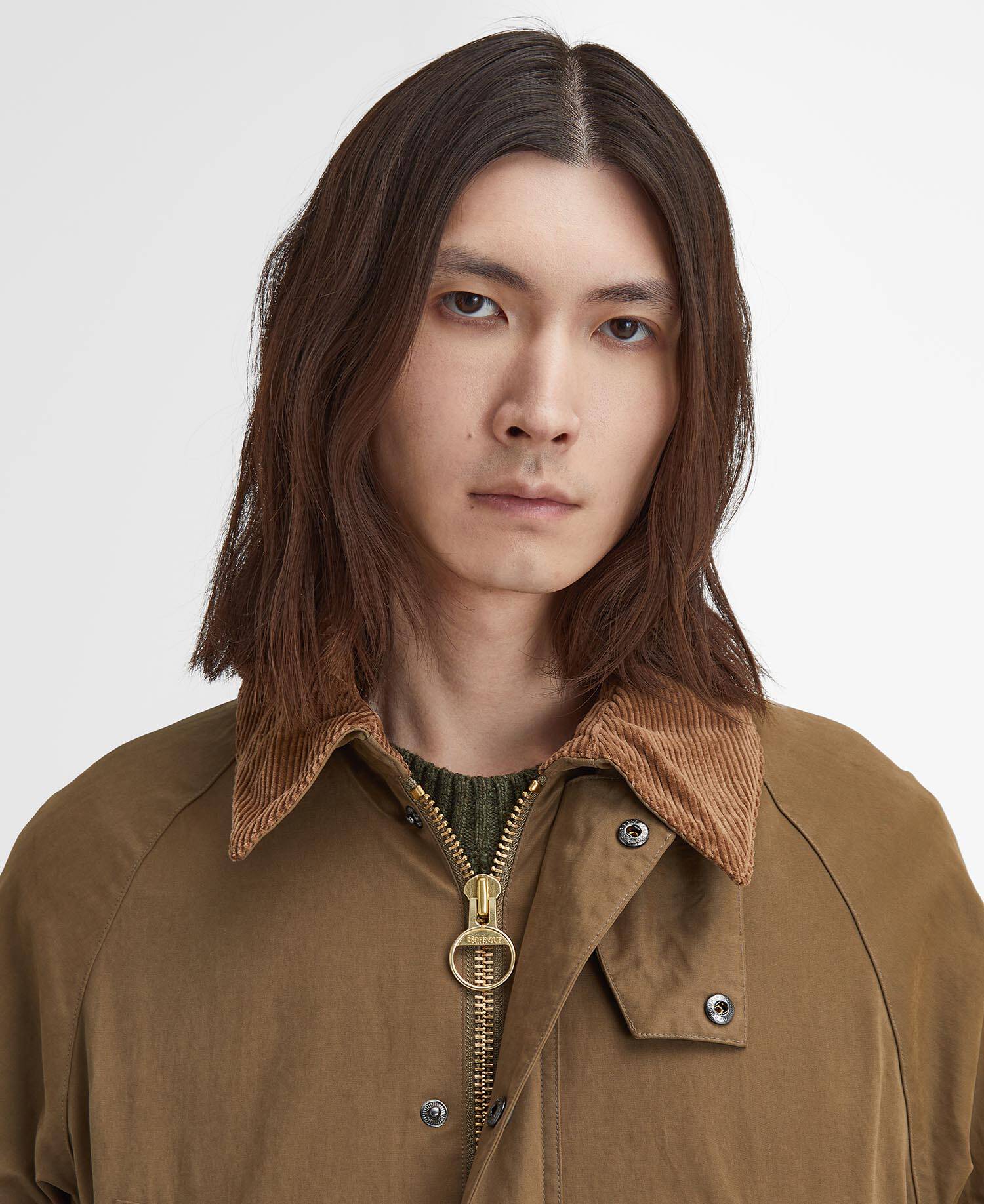 Peached Oversized Bedale Casual Jacket image number 3