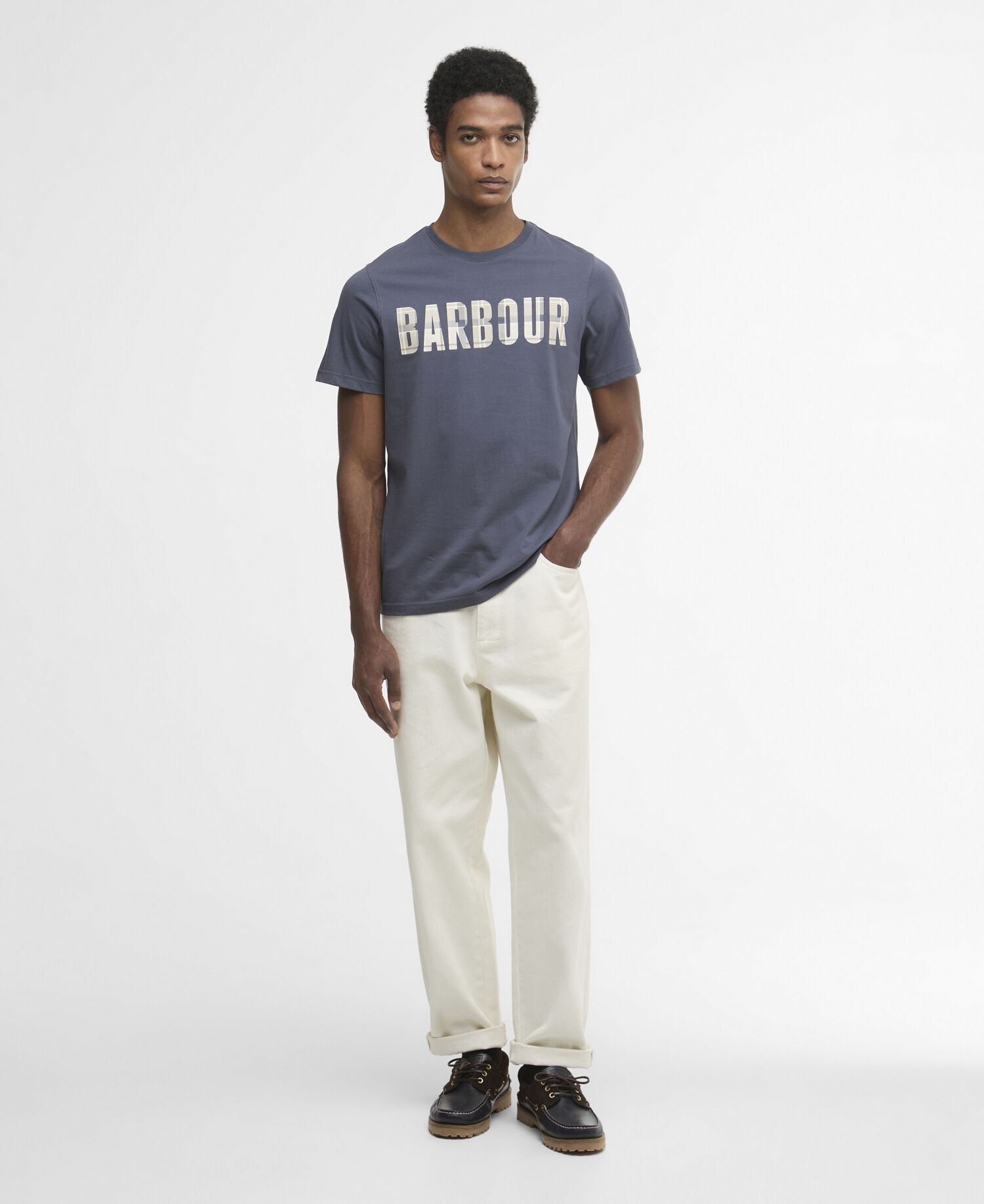 T-Shirt Thurford Washed Navy