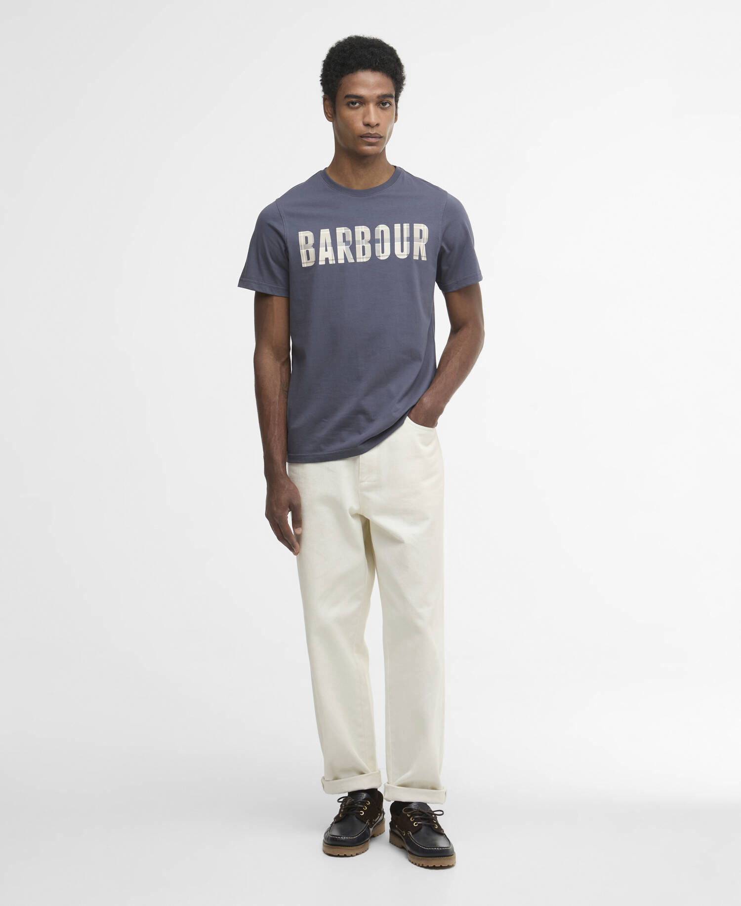 T-Shirt Thurford Washed Navy image number 1