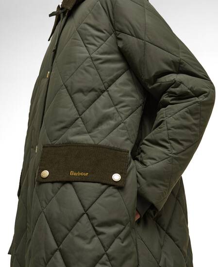 Steppjacke Meredith Olive/Ancient Tartan