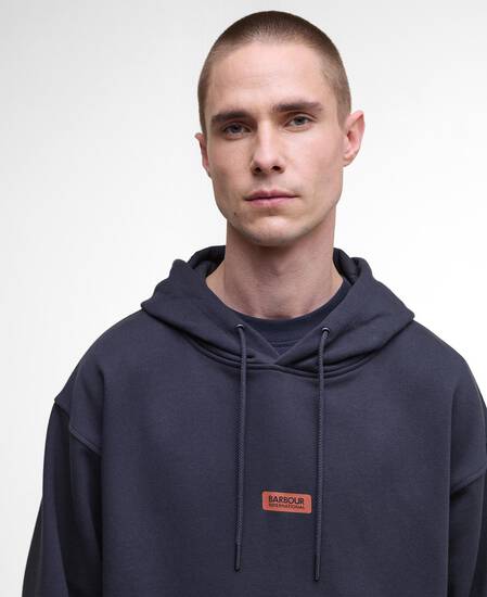Lever Graphic Hoodie Dark Navy