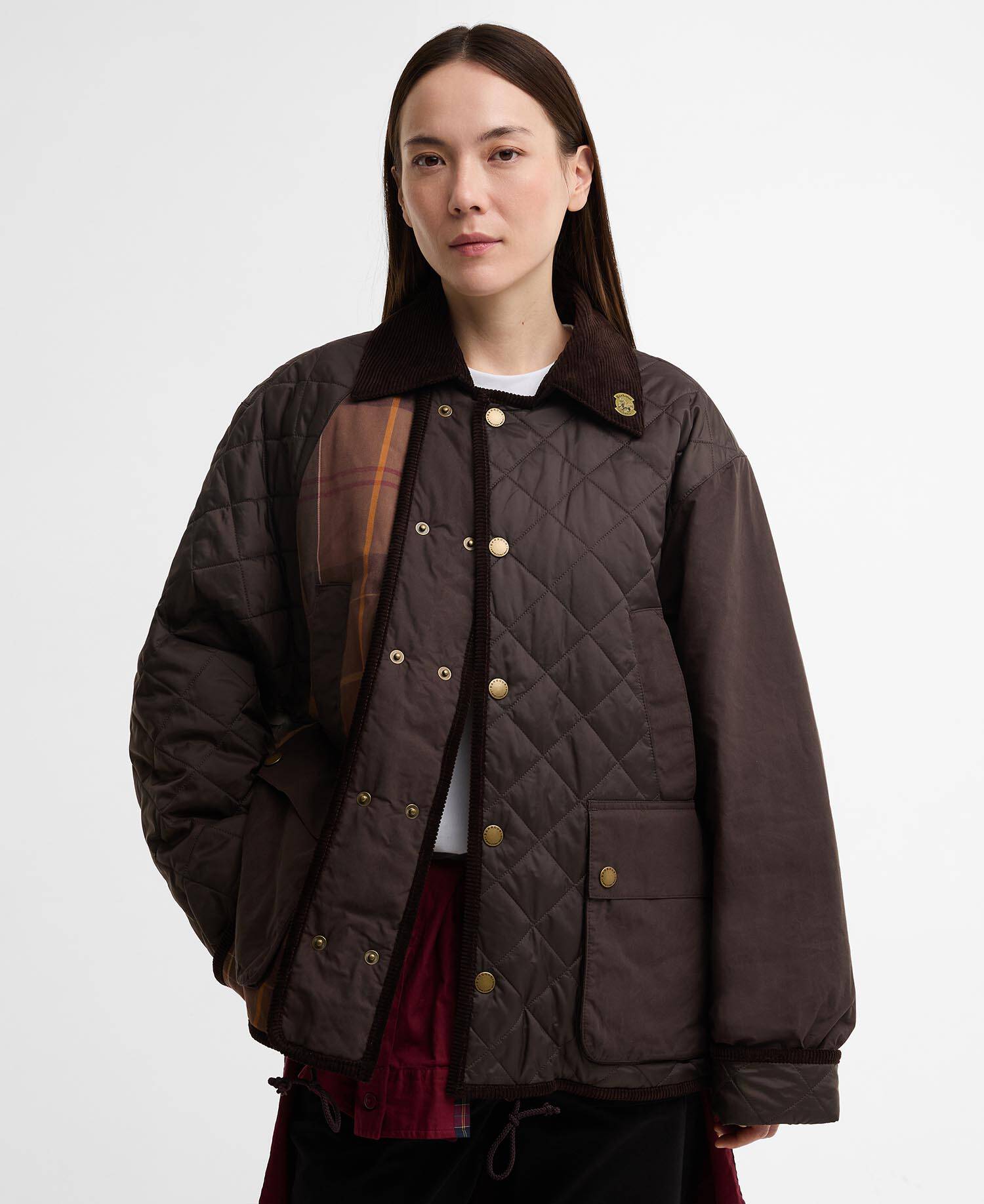 Barbour x Feng Chen Wang Fendale Quilted Jacket Rustic image number 2