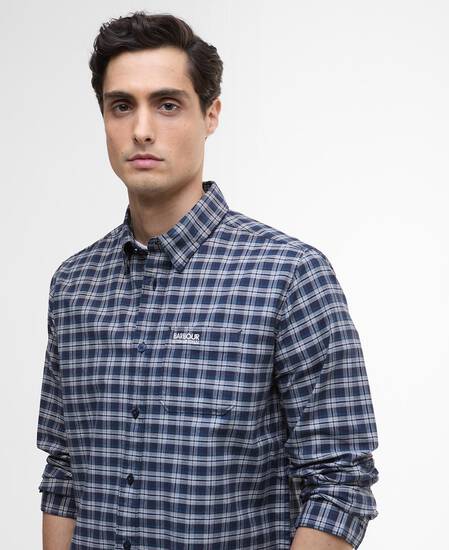 Hawks Regular Long-Sleeved Oxford Shirt Navy