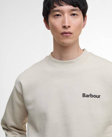 Brushed Nicholas Oversized Crew Neck Jumper Mist