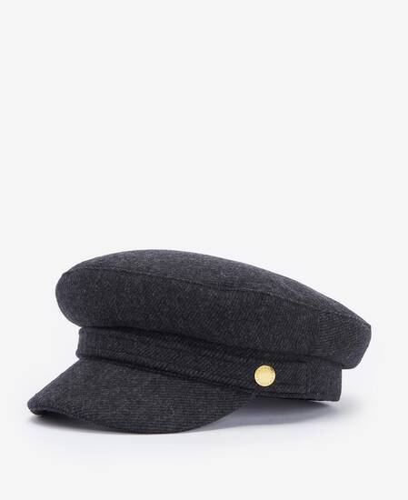 Bothal Bakerboy Cap Charcoal Grey