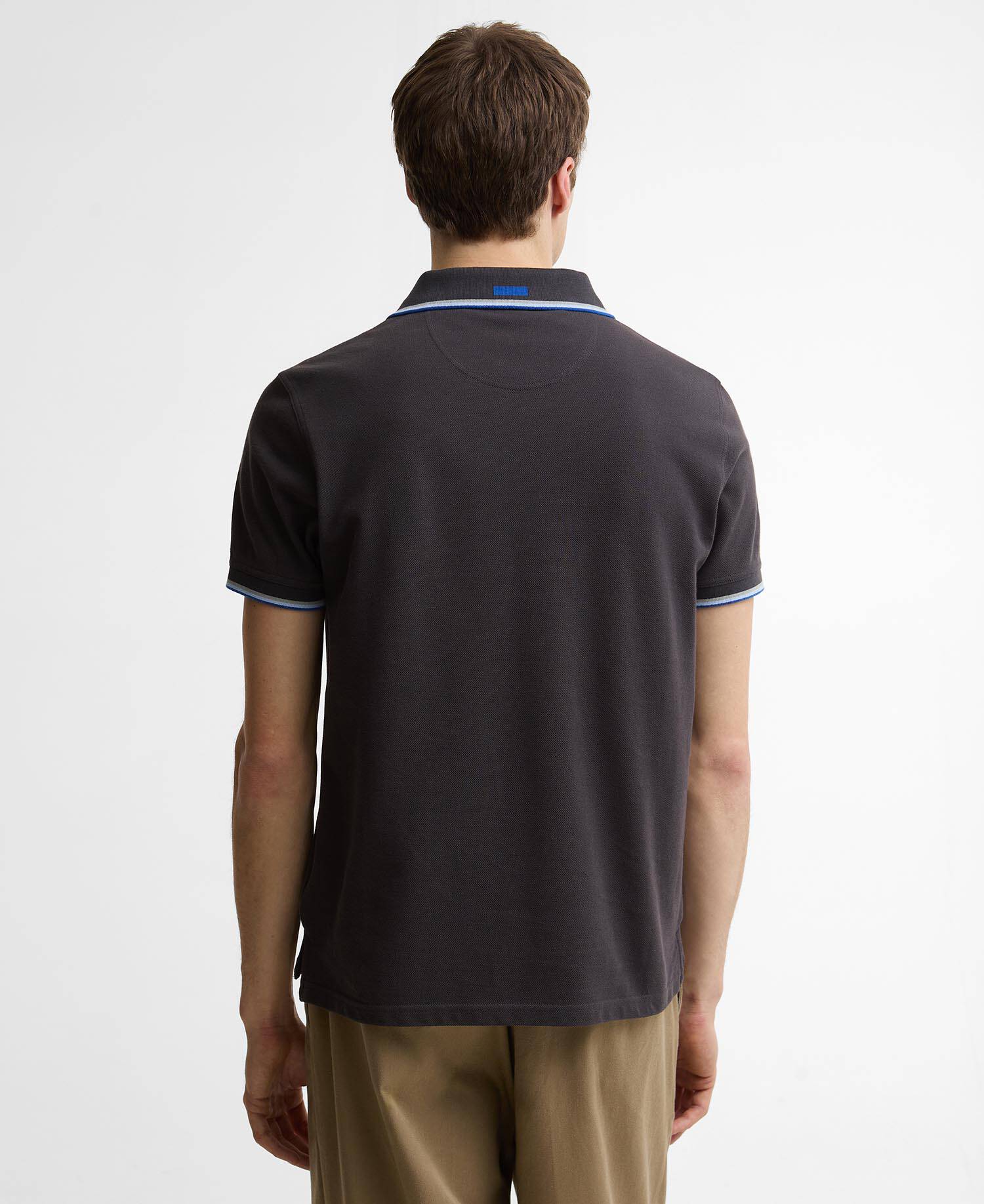 Paul Smith Loves Barbour Lure Polo Shirt Dark Navy image number 1