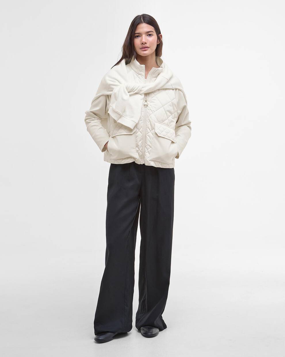 Ebony Quilted Sweatshirt