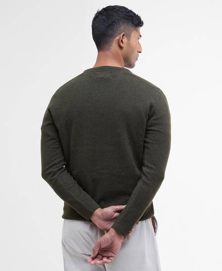 Essential V-Neck Jumper Seaweed