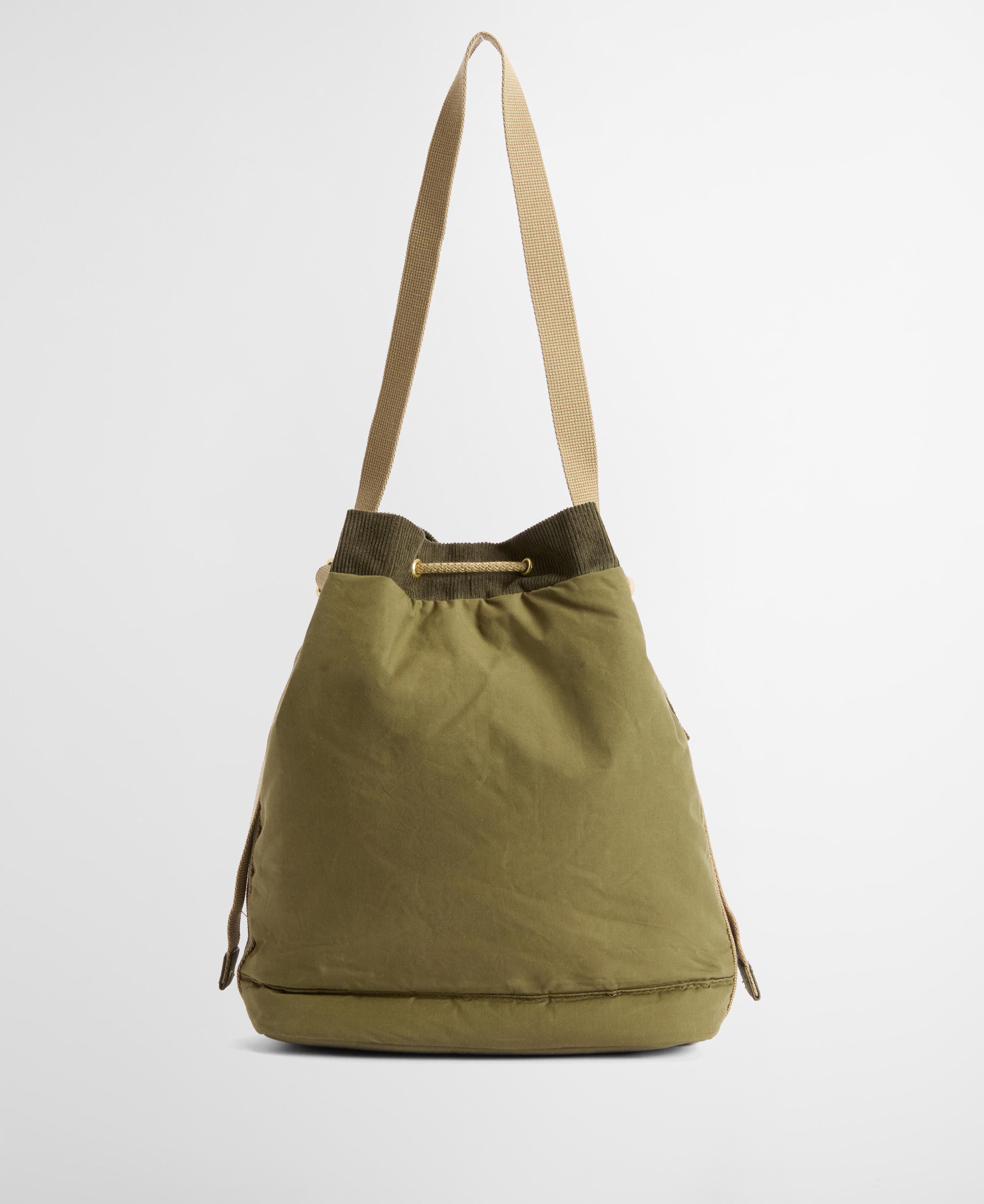 Borsa tote con coulisse Mia Dusky Green