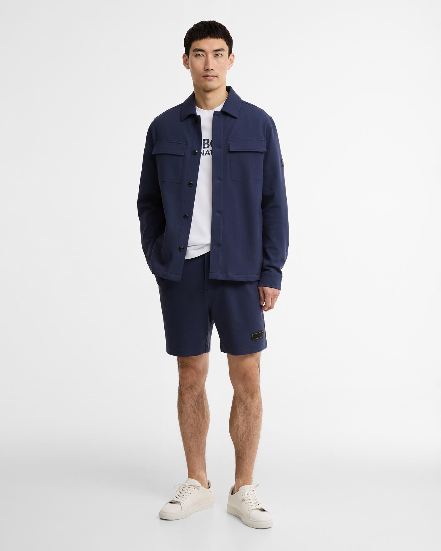 Shorts in twill Esh Oxford Navy
