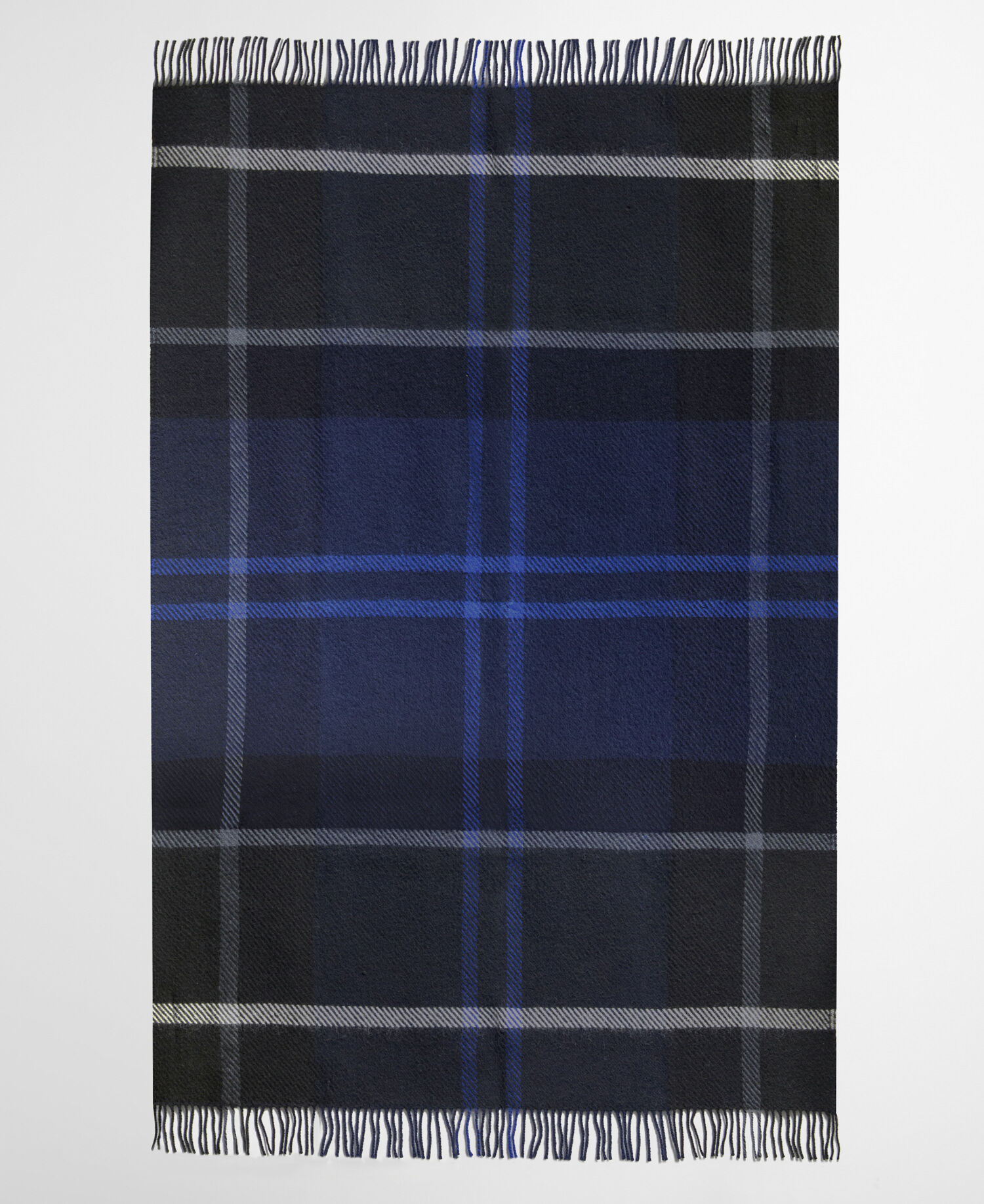 Barbour x ARKET Klippan Wool Blanket Blue