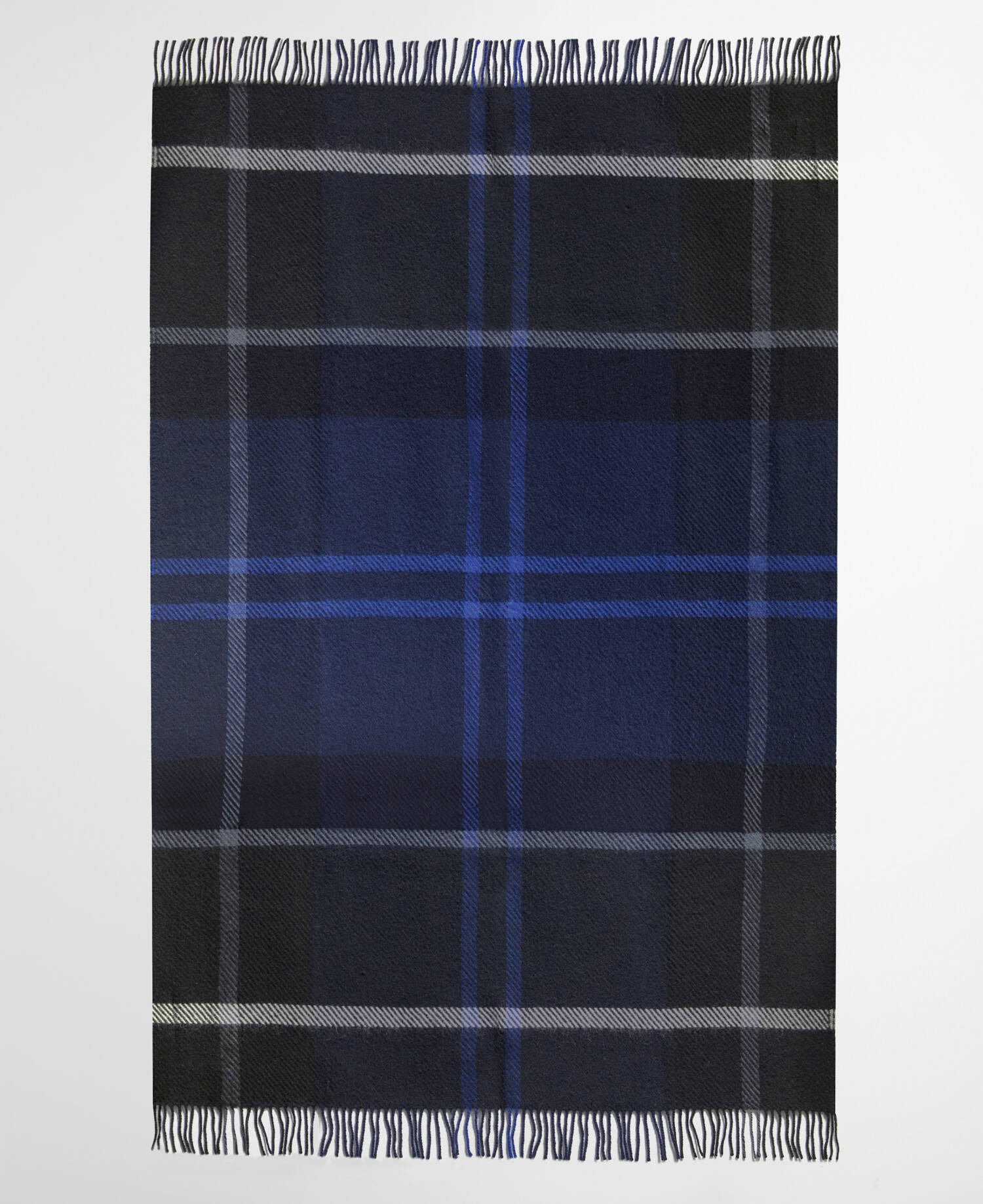 Barbour x ARKET Klippan Wool Blanket Blue image number 0