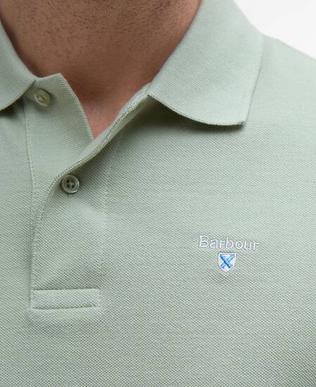 Sports Short-Sleeved Polo Shirt Seagrass