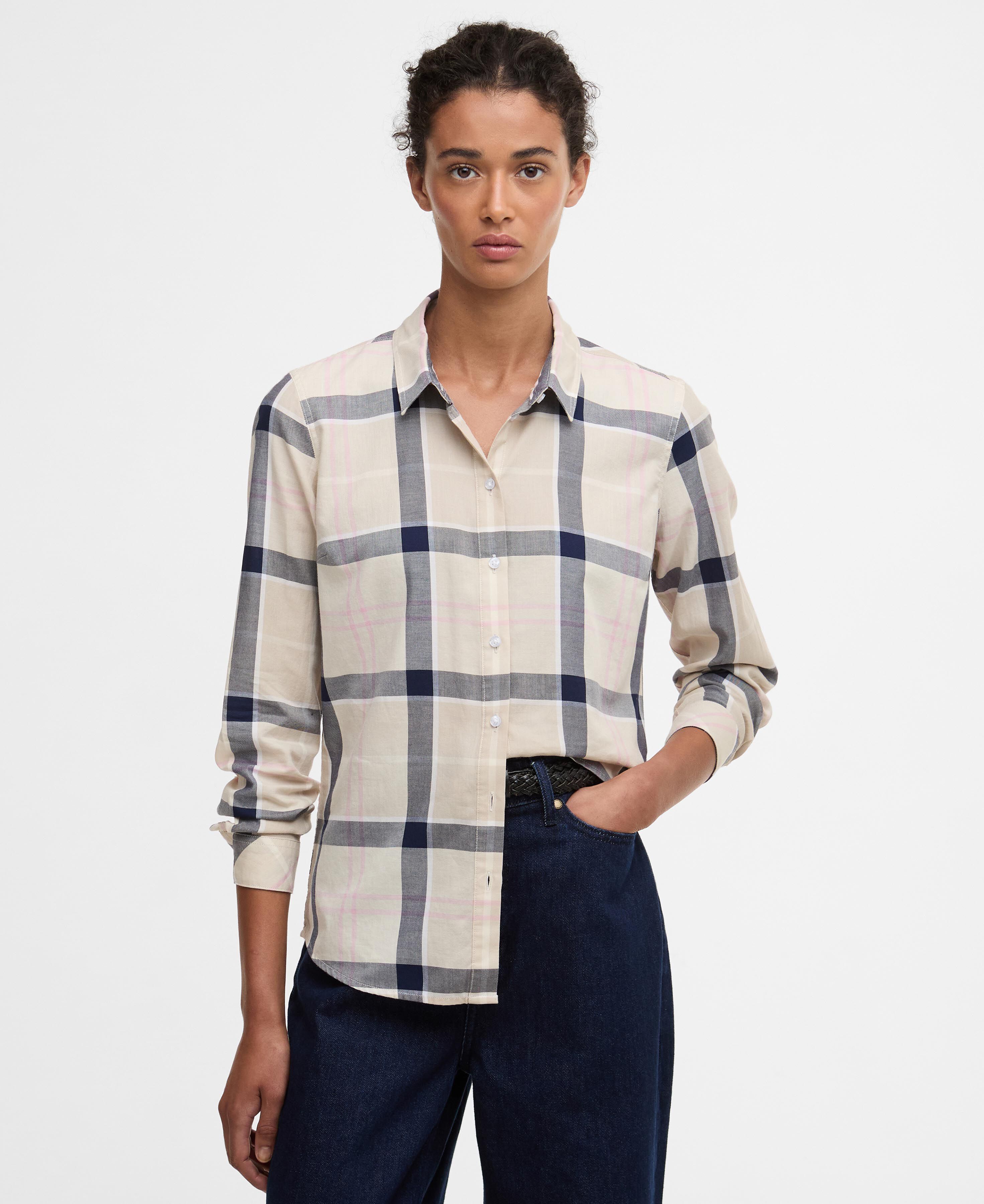 Bluse Bredon Cherry Blossom Tartan