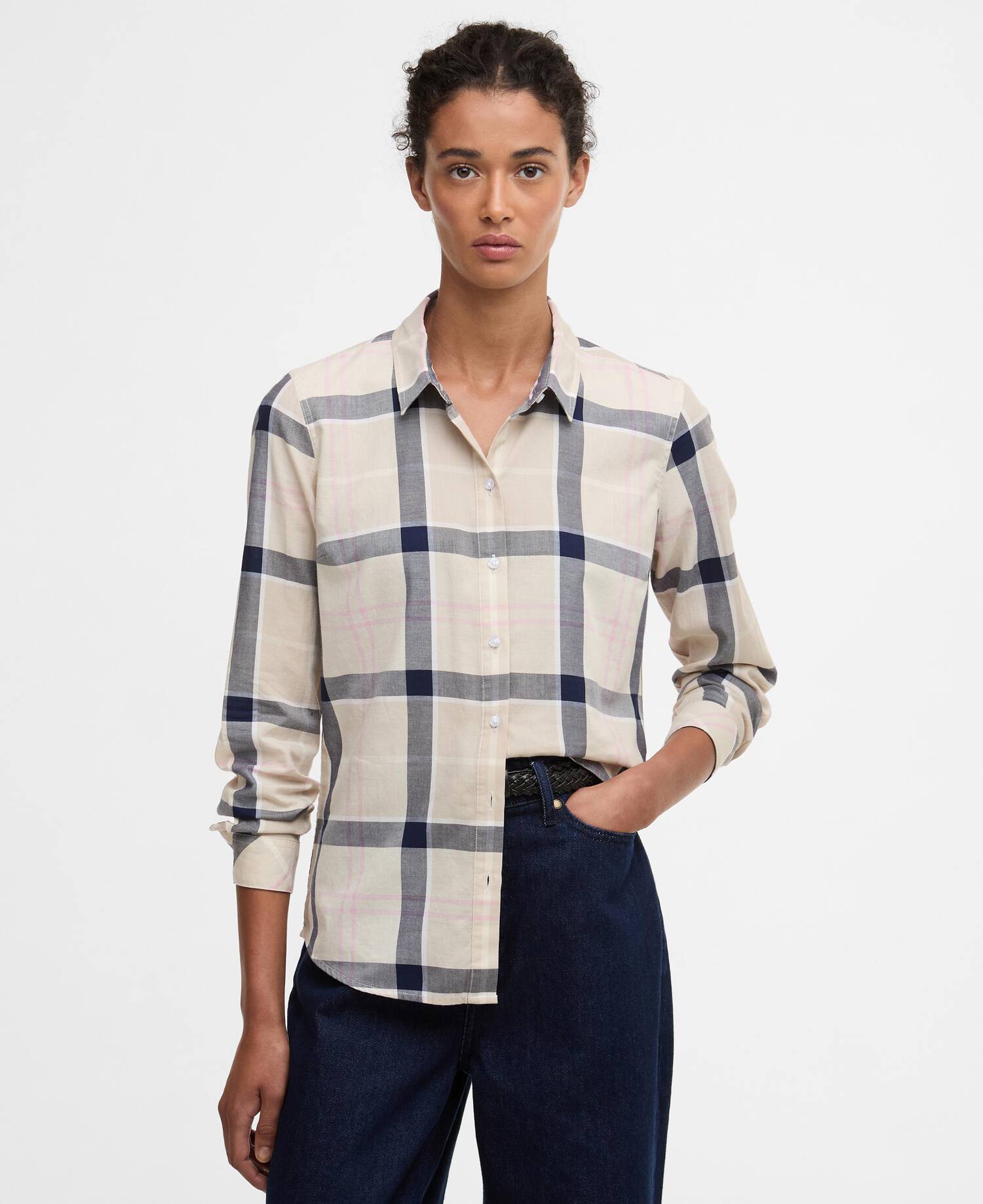Bluse Bredon Cherry Blossom Tartan image number 0