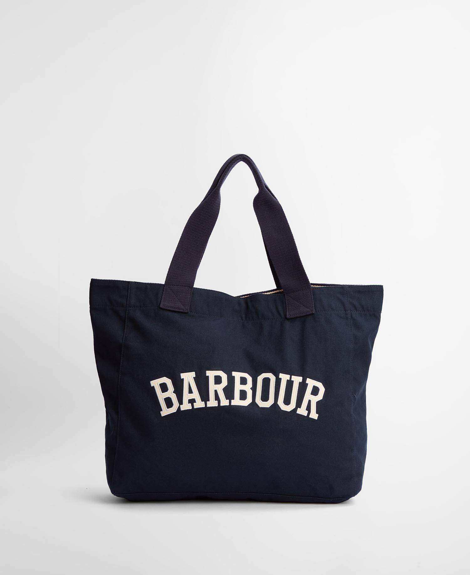 Logo Beach Bag Navy/Stone image number 0