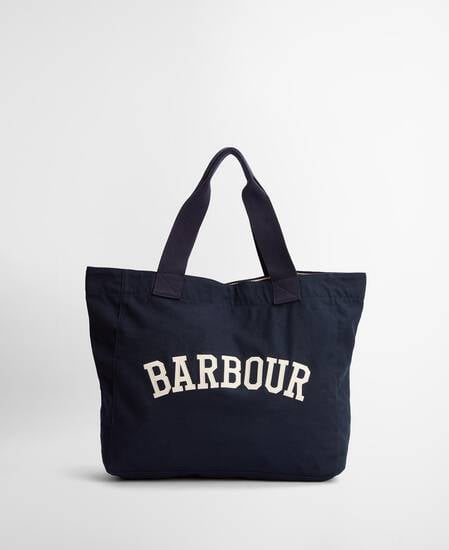 Logo Beach Bag Navy/Stone