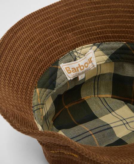 Ebberston Cord Bucket Hat Military Brown