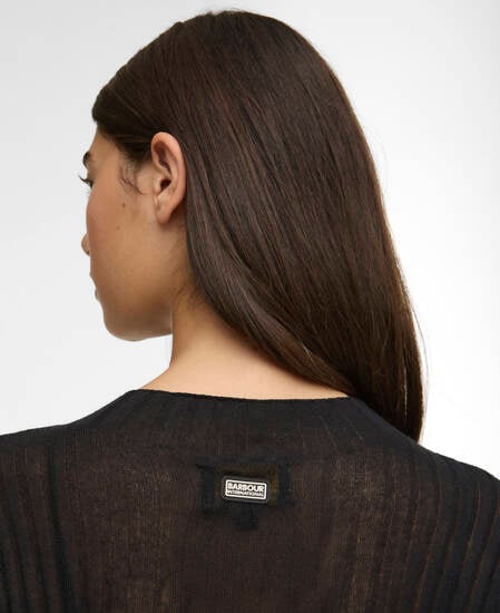 Ozara Ribbed Jumper Black