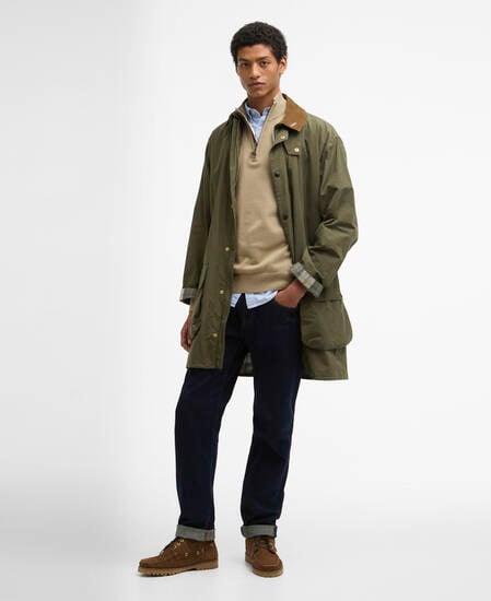 Icons Border Casual Jacket Ivy Green