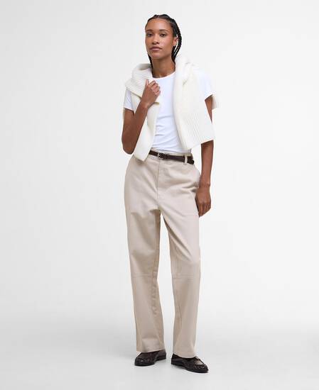 Pantaloni Faye a taglio dritto Oatmeal