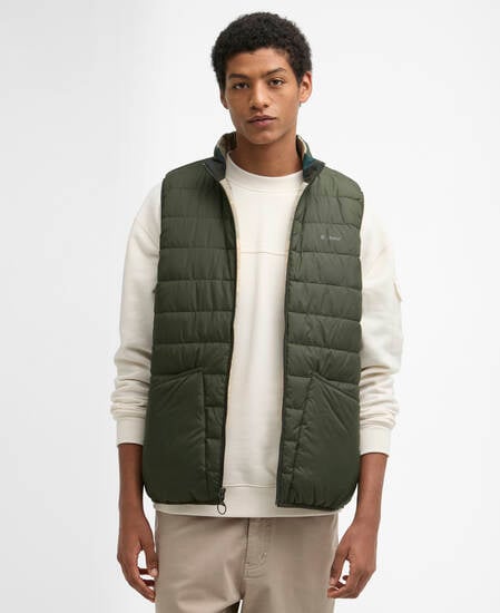 Reversible Tartan Puffer Gilet Ancient Tartan