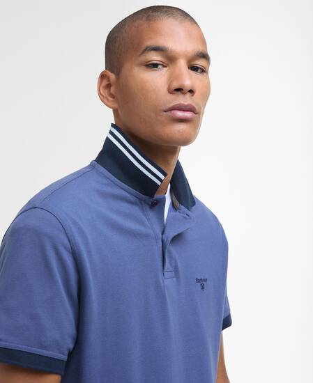 Lynmouth Tipped Polo Shirt Oceana