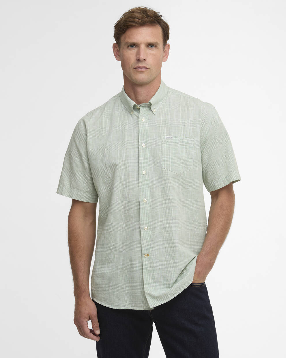Fleming Linen Blend Regular Short-Sleeved Shirt