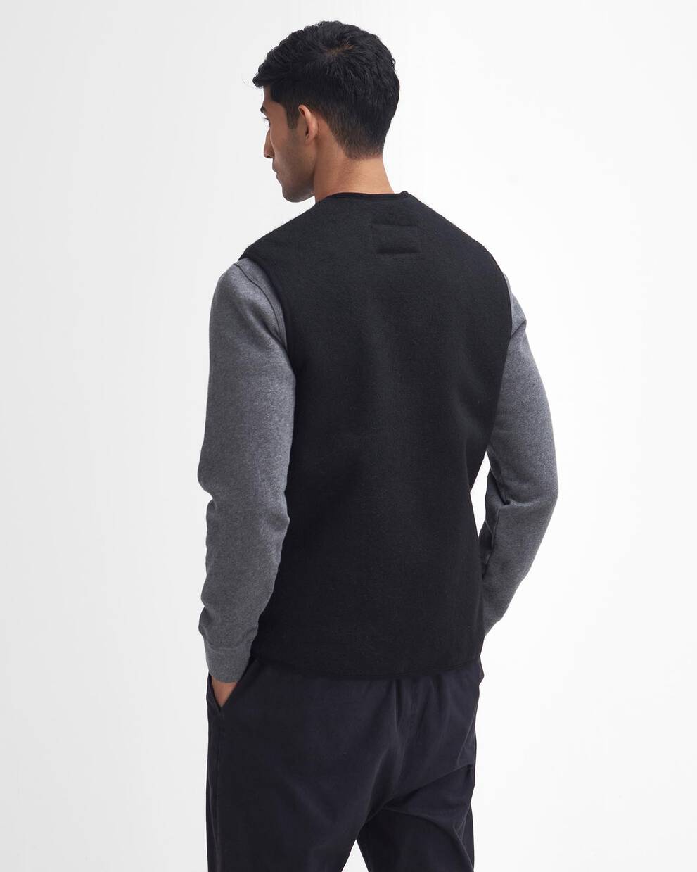 Gilet/fodera in pile caldo con cerniera