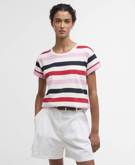 Lyndale T-Shirt Poppy Red Multi