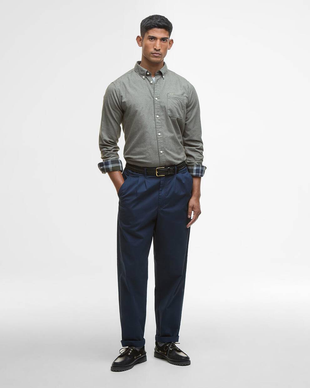 Huntly Houndstooth Tailored Shirt