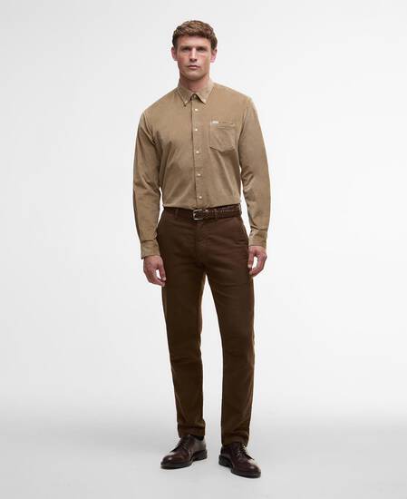 Camicia Jesmond a maniche lunghe con vestibilità regular Military Brown Camicia Jesmond a maniche lunghe con vestibilità regular Military Brown