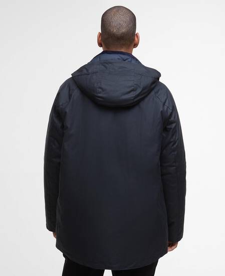 Modern Beaufort Waxed Jacket Navy/Midnight Oak