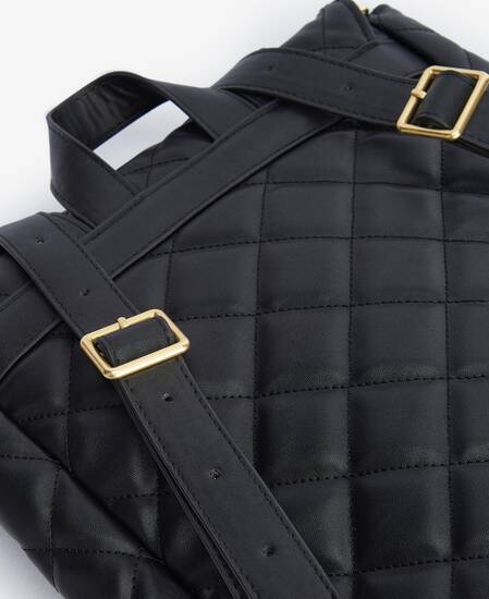 Quilted Hoxton Backpack Classic Black