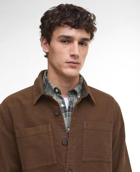 Moleskin Overshirt Dark Sand