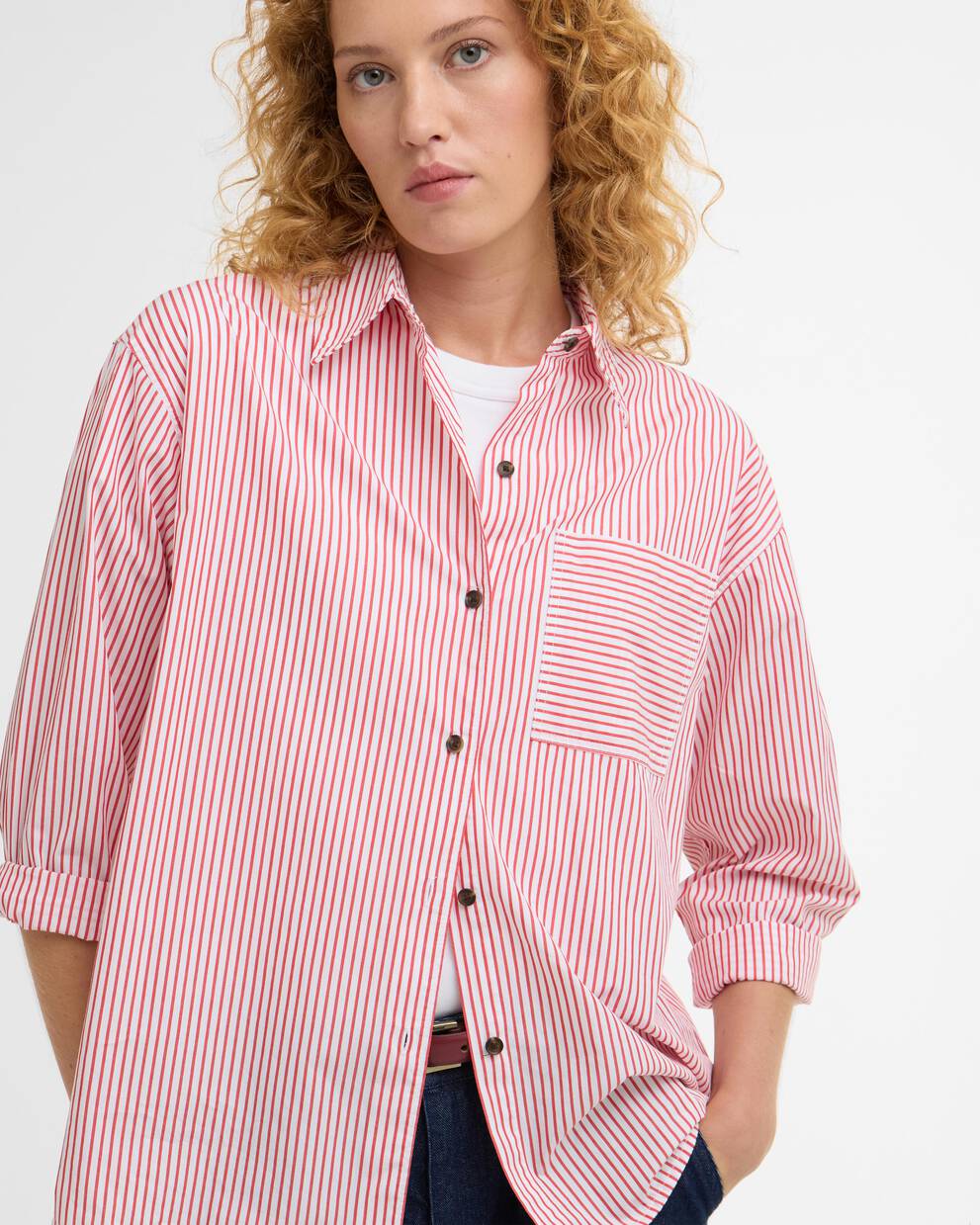 Polly Striped Relaxed Shirt