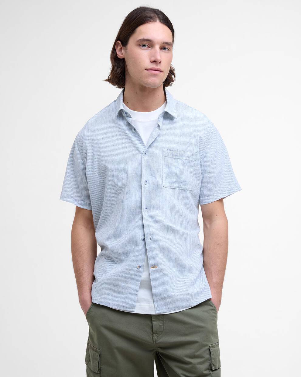 Tindale Striped Short-Sleeved Shirt