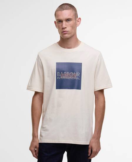 Moakes Graphic T-Shirt Calico White