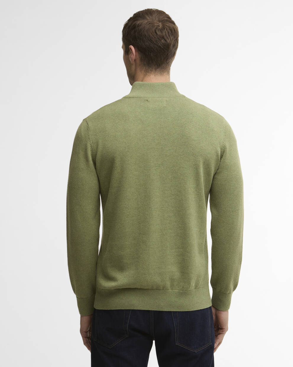 Cotton Quarter-Zip Jumper