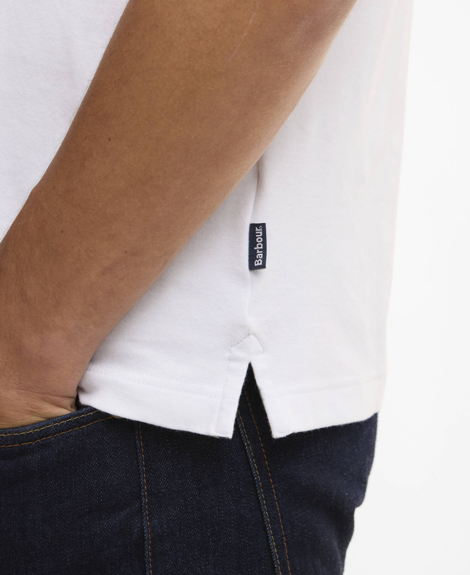 Polo Notter leggermente aderente White image number 4