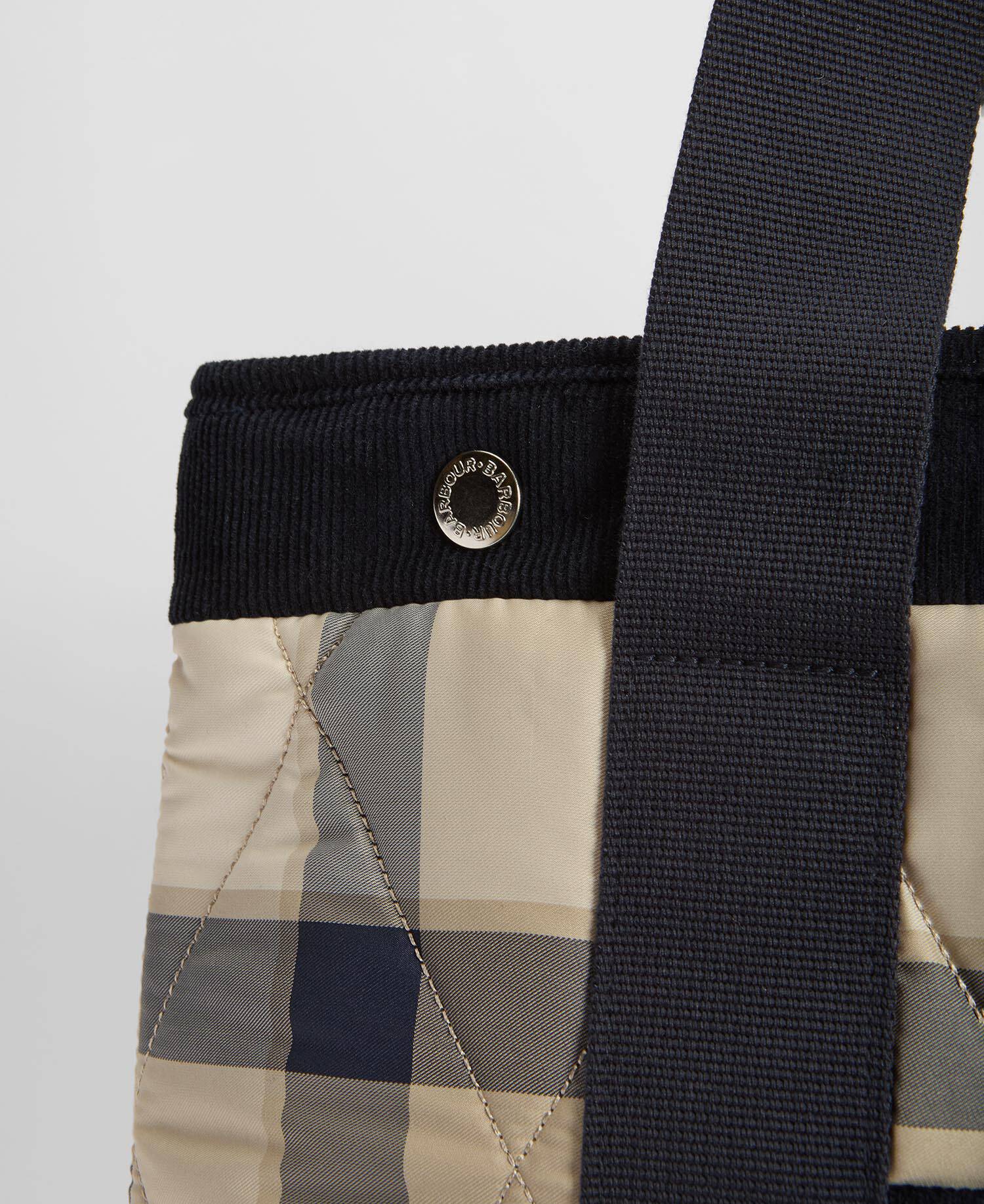 Healy Quilted Tote Bag Dress Indigo image number 4